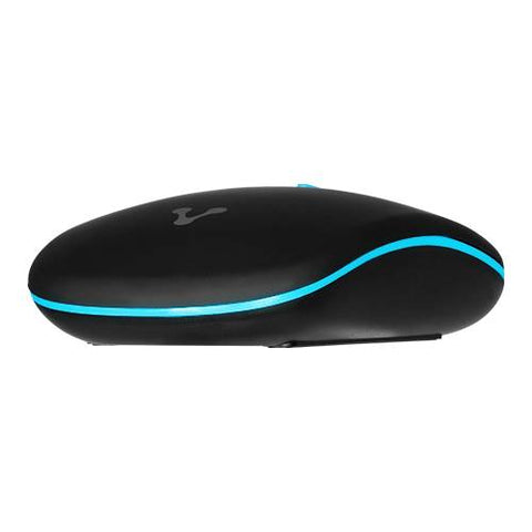 Mouse Vorago Inalambrico 2.4 Ghz Hasta 1600 Dpi Recargable Negro Rgb MO-307