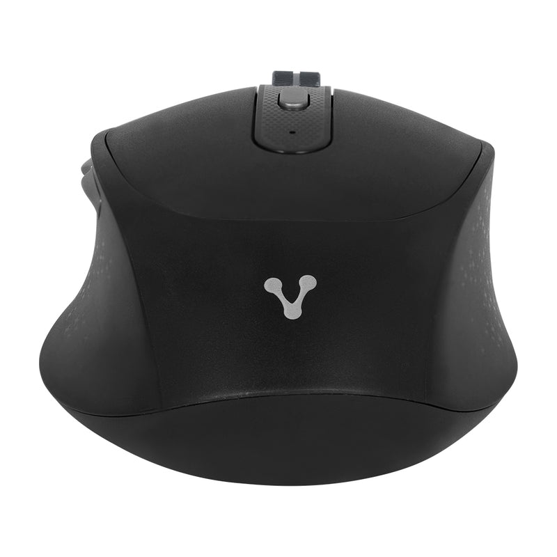 Mouse Vorago Inalambrico Y Bluetooth Recargable Tipo C Negro MO-450