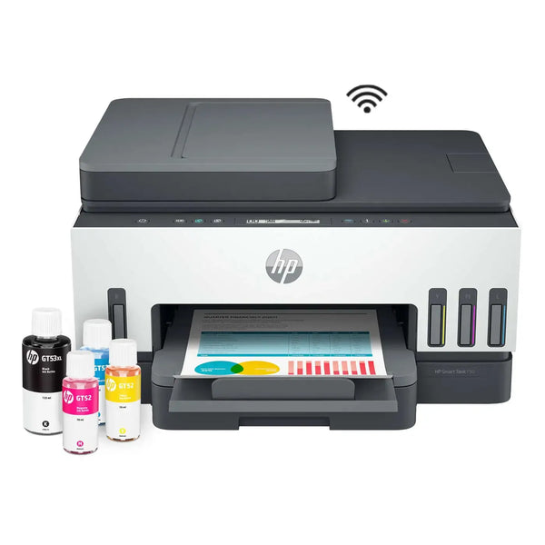 Multifuncional Hp Smart Tank 750 Color Inyección Wifi Print Scan Copy (6Uu47A)