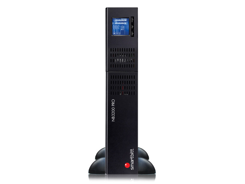 No-Break SMARTBITT 3.2KVA/2700W Interactivo - Formato Torre o Rack 2U 120V - Pantalla LCD y Slot SNMP - Alta Confiabilidad