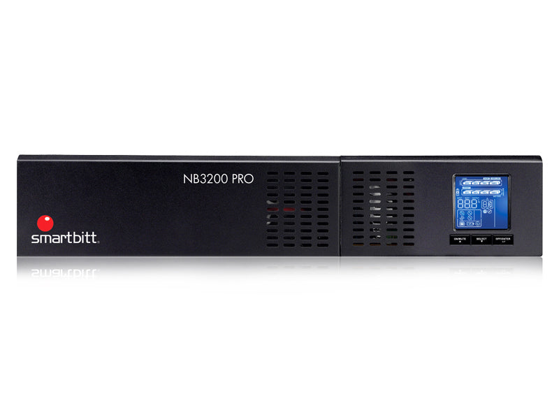 No-Break SMARTBITT 3.2KVA/2700W Interactivo - Formato Torre o Rack 2U 120V - Pantalla LCD y Slot SNMP - Alta Confiabilidad
