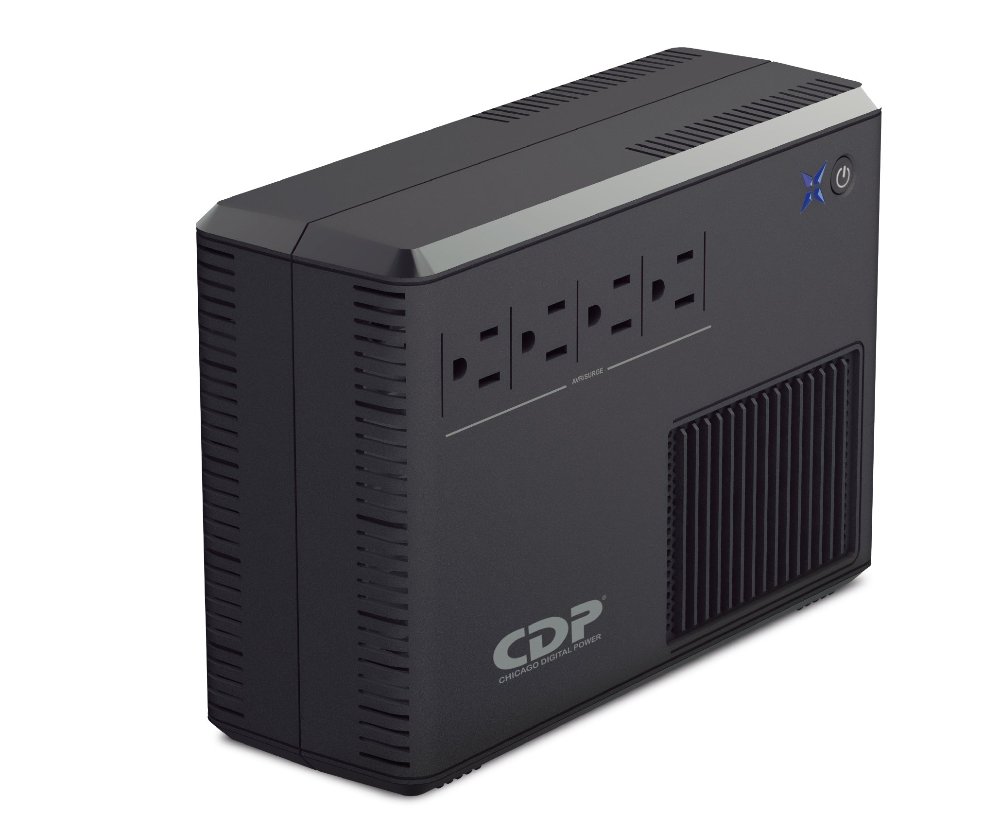 No Break CDP RUPR604 600VA / 300W - Respaldo Eléctrico Confiable - Evita Pérdida de Datos - Impecable Rendimiento