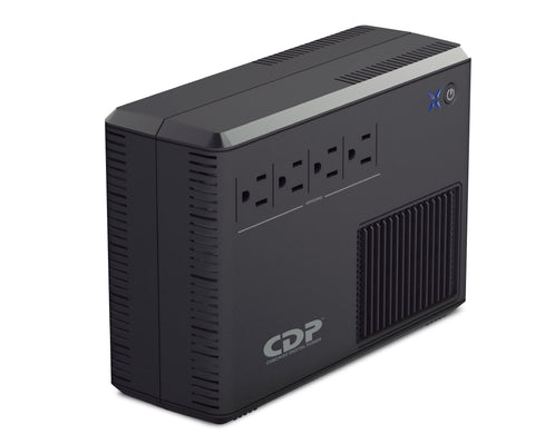 No Break CDP RUPR604 600VA / 300W - Respaldo Eléctrico Confiable - Evita Pérdida de Datos - Impecable Rendimiento