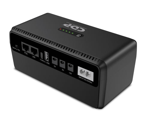 UPS CDP MINIUPS20KMAH 18W Negro - Respaldo Compacto para Módems - Conexión Wifi Siempre Activa - Eficiencia Portátil