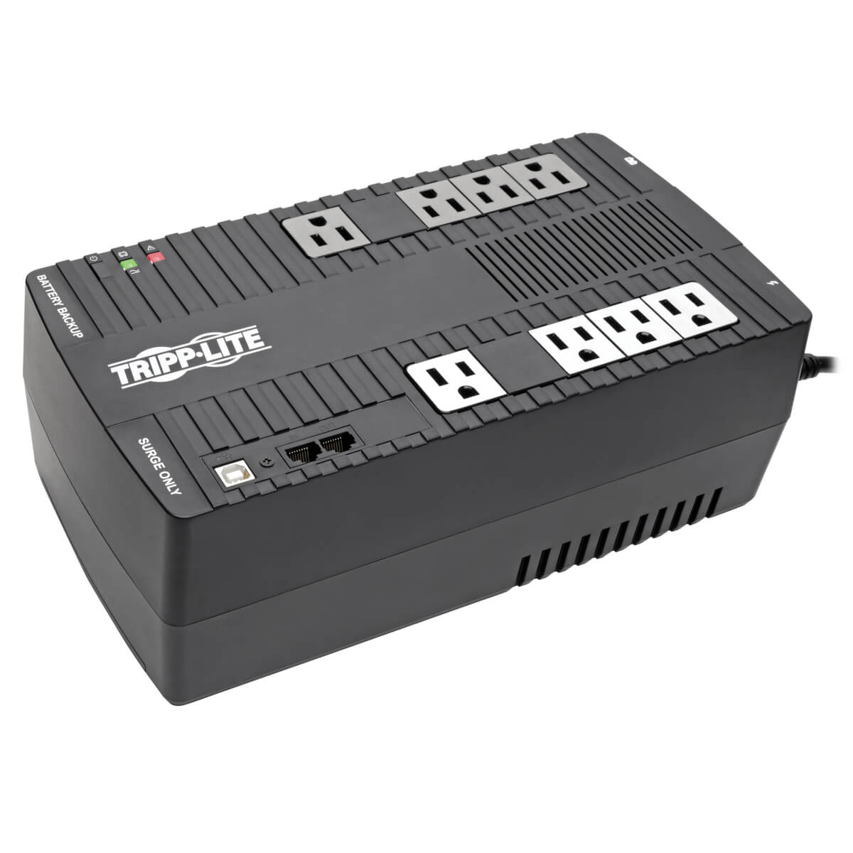 No-Break TRIPP-LITE AVR550U - Capacidad 550VA/300W con Respaldo de 9 Horas - Regulador Automático de Voltaje - Seguridad Confiable