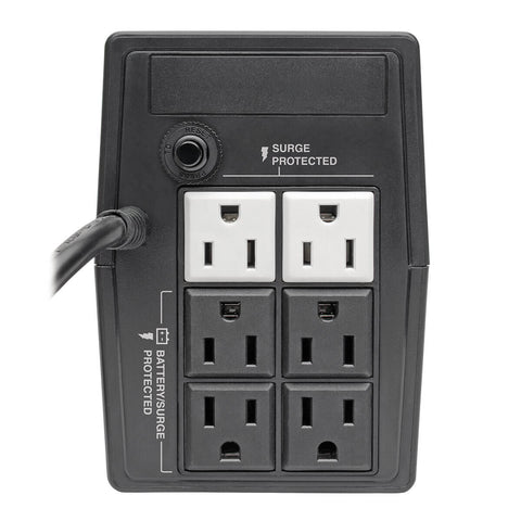 UPS TRIPP-LITE 650VA/360W - Respaldo Eléctrico para Computadoras - Protección contra Picos de Voltaje - Tamaño Compacto