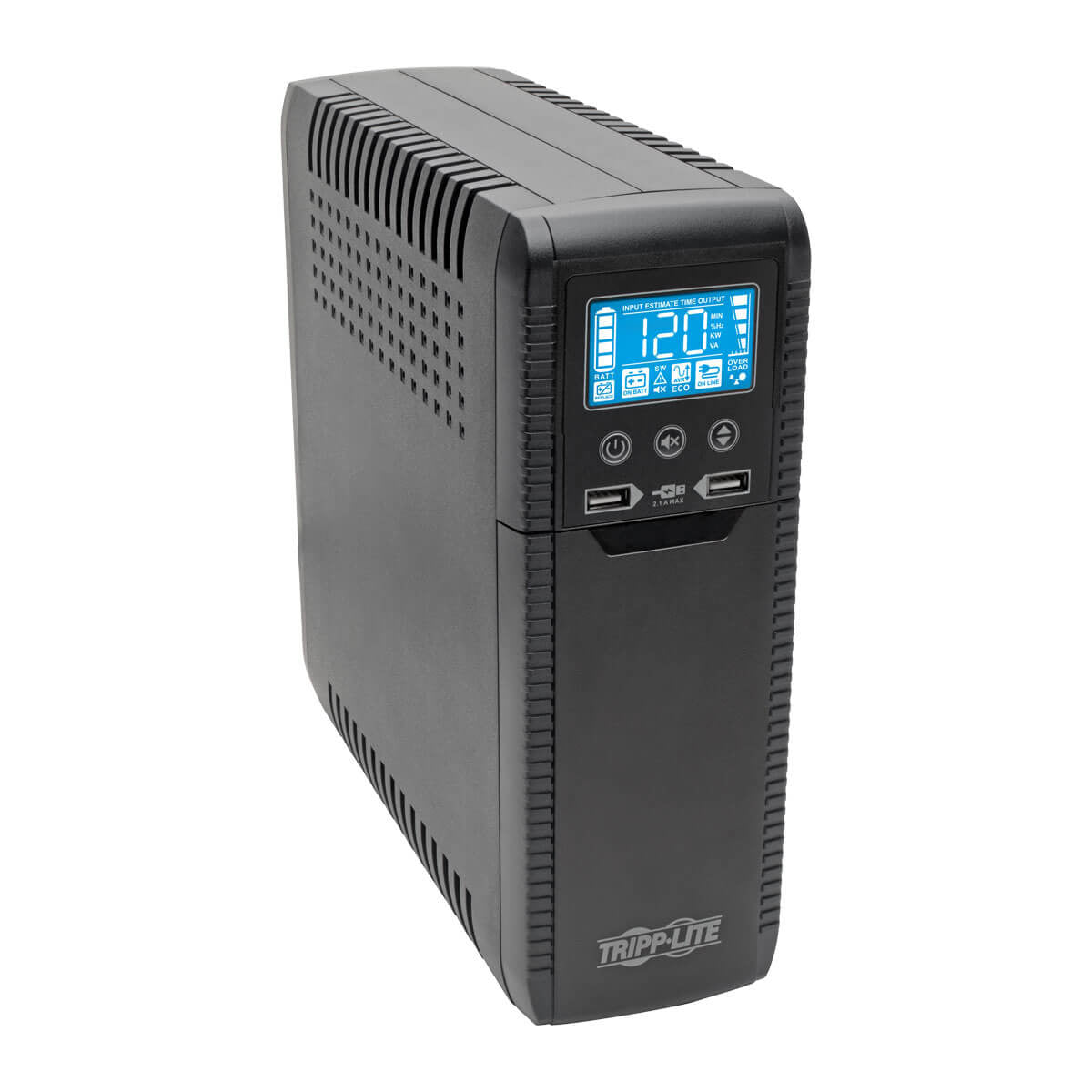 UPS Interactivo TRIPP-LITE ECO1000LCD - Capacidad 1000VA/600W 120V Negro con Respaldo de 7 Horas - Protección Eficiente para Equipos - Seguridad LCD