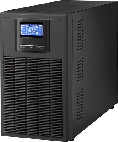UPS Online Monofásico Torre GAMMA 3K - Potencia 3000VA/2700W con Doble Conversión - Protección Crítica 4 Contactos NEMA - Máxima Seguridad