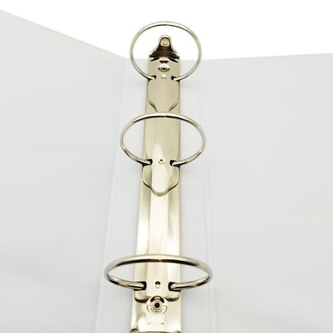 Carpeta Nextep Vinil Aro O Medida 2.5"" Tamaño Carta Color Blanco, Ne-013T