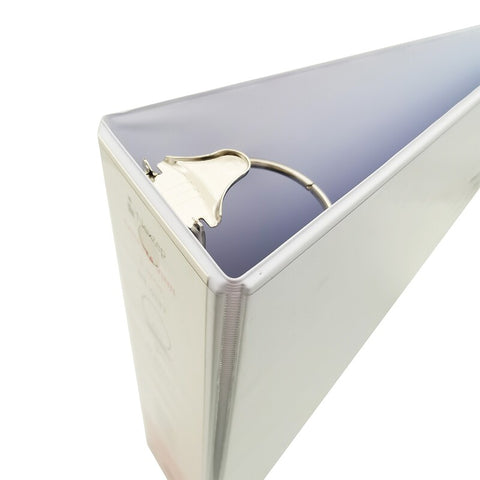 Carpeta Nextep Vinil Aro O Medida 2.5"" Tamaño Carta Color Blanco, Ne-013T