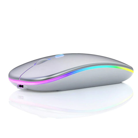 Mouse Nextep Inalambrico Bateria Recargable 500Mah 1600 Dpi Rgb 10M