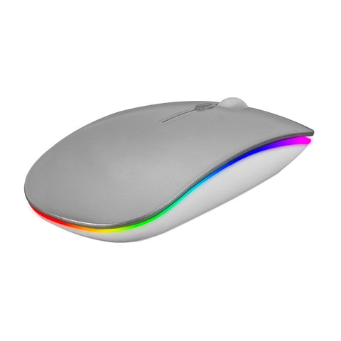 Mouse Nextep Inalambrico Bateria Recargable 500Mah 1600 Dpi Rgb 10M