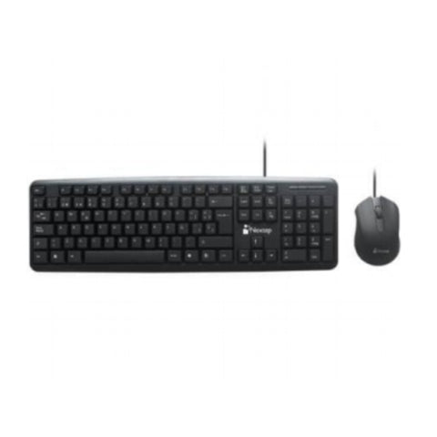 Teclado Y Mouse Nextep Ne-416 Usb 800 Dpi Color Negro Windows/Ios