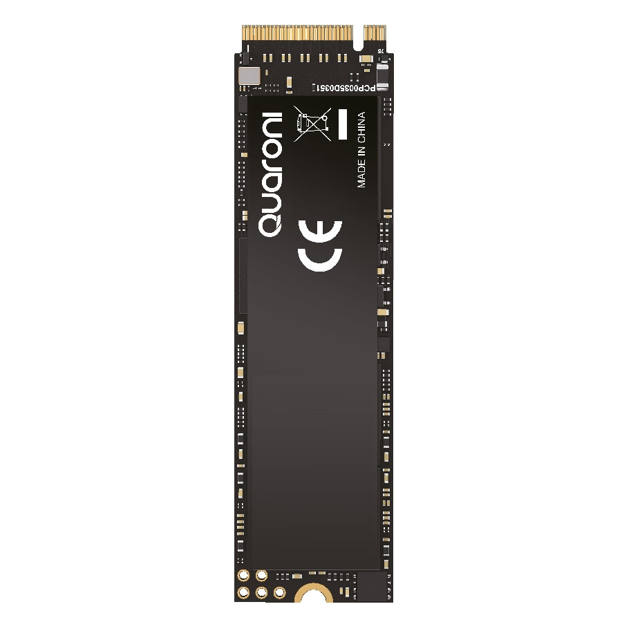 SSD M.2 NVME QUARONI. 256GB PCIe 3.0 x 4. Lectura 2000mb/s, Escritura 1600mb/s. Modelo NVME256