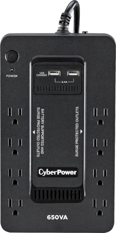 No Break Cyberpower Sx650u 650VA/350W 8 Contactos