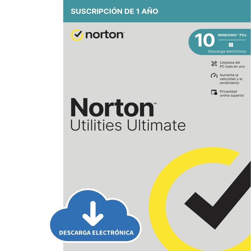 Norton Utilities Ultimate, 10 Dispositivos, 2 Años, Descarga Digital