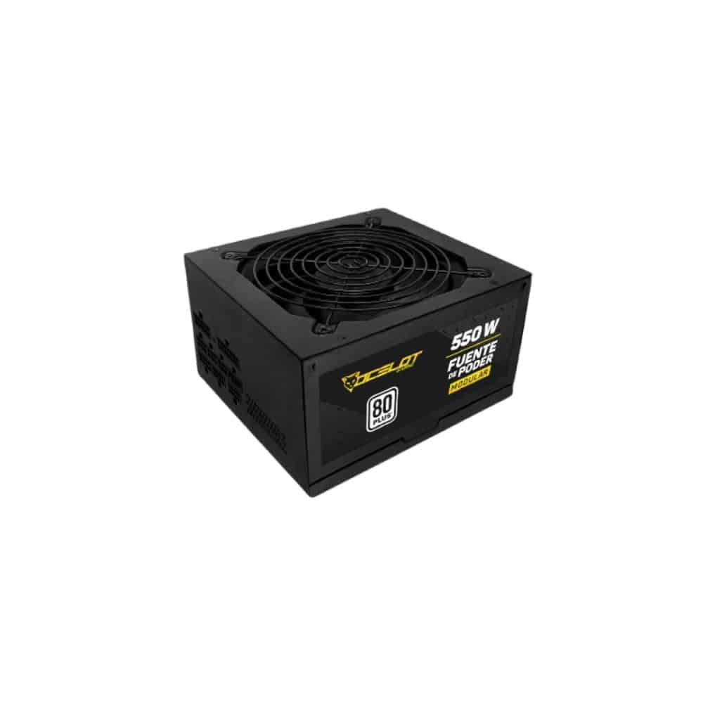 Fuente de Poder Ocelot Gaming OPS550 | 550W Modular | Certificación 80 Plus White ATX | Eficiencia Potente Negra