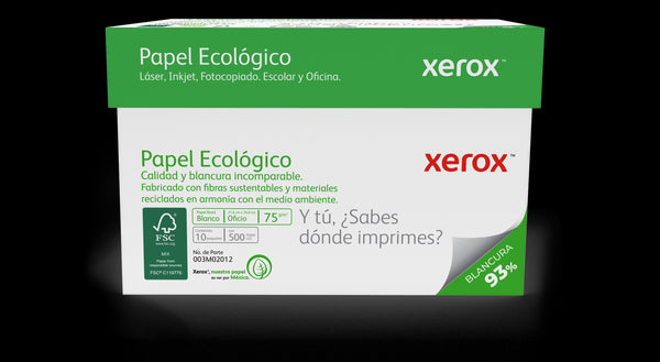 Papel Bond Ecológico Oficio Xerox Ecológico