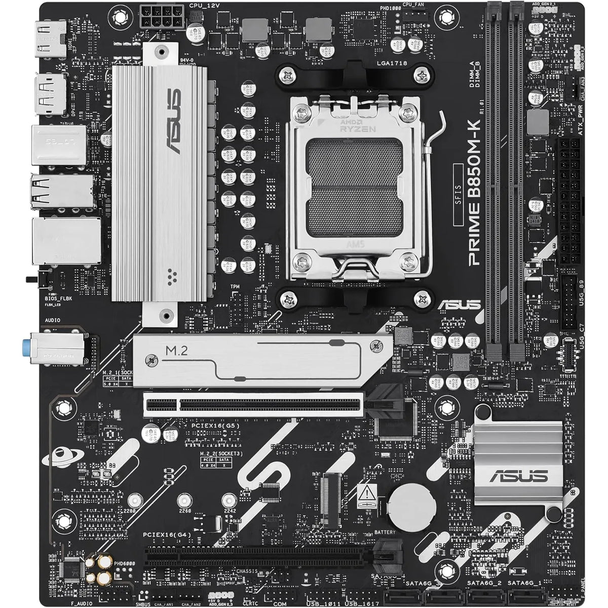 Tarjeta Madre Asus Prime B850M-K Matx/2Xddr5/1Xhdmi/1Xdp/Am5