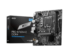 Tarjeta Madre Msi Pro B760M-E Ddr4 Intel 1700 Ddr4 2X64 M2 Matx