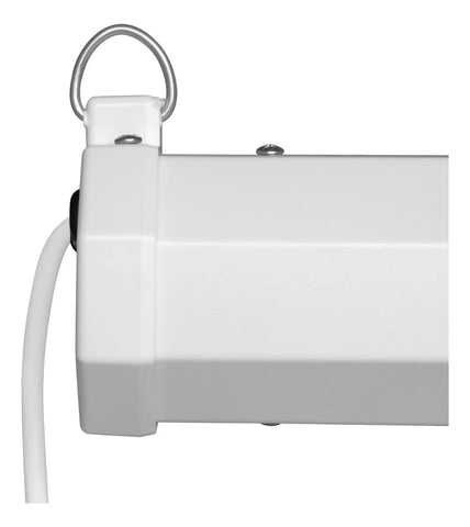 Pantalla De  Proyección Eléctrica Qian 100", Montaje En Pared Y Techo, Blanca Mate - Qxs-1e100