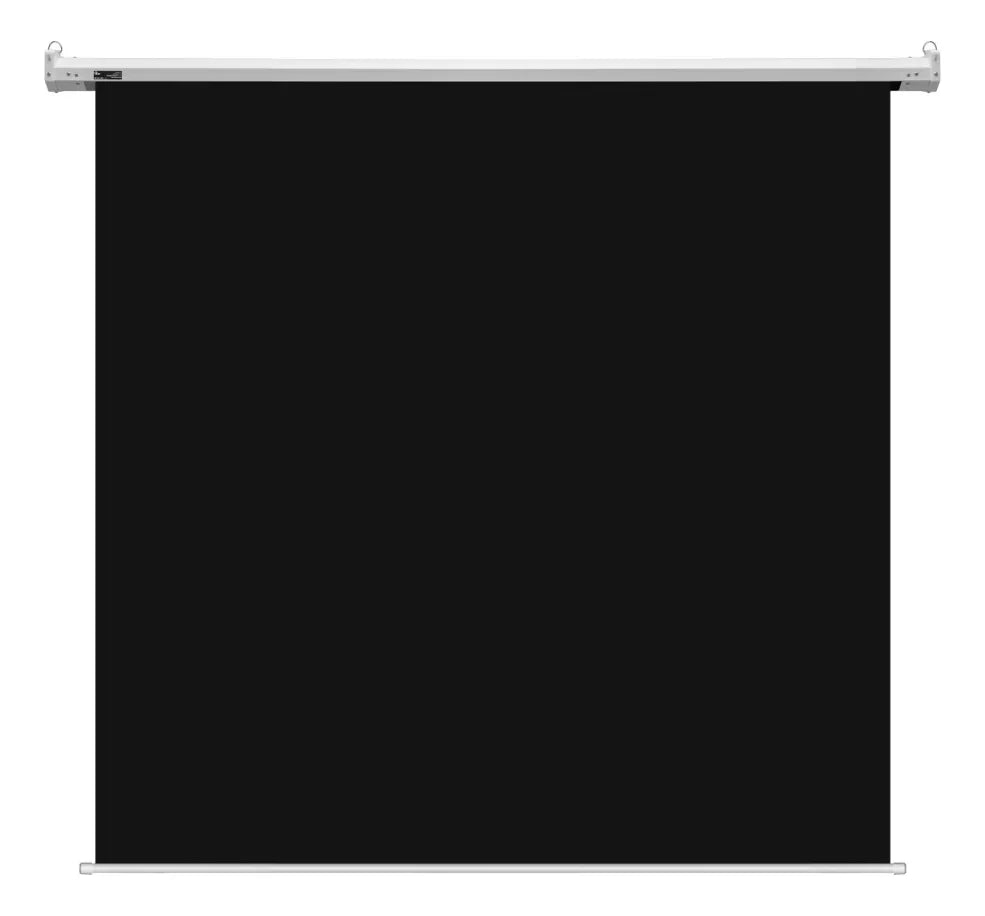 Pantalla De  Proyección Eléctrica Qian 100", Montaje En Pared Y Techo, Blanca Mate - Qxs-1e100