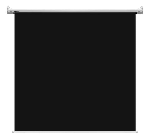 Pantalla De  Proyección Eléctrica Qian 100", Montaje En Pared Y Techo, Blanca Mate - Qxs-1e100