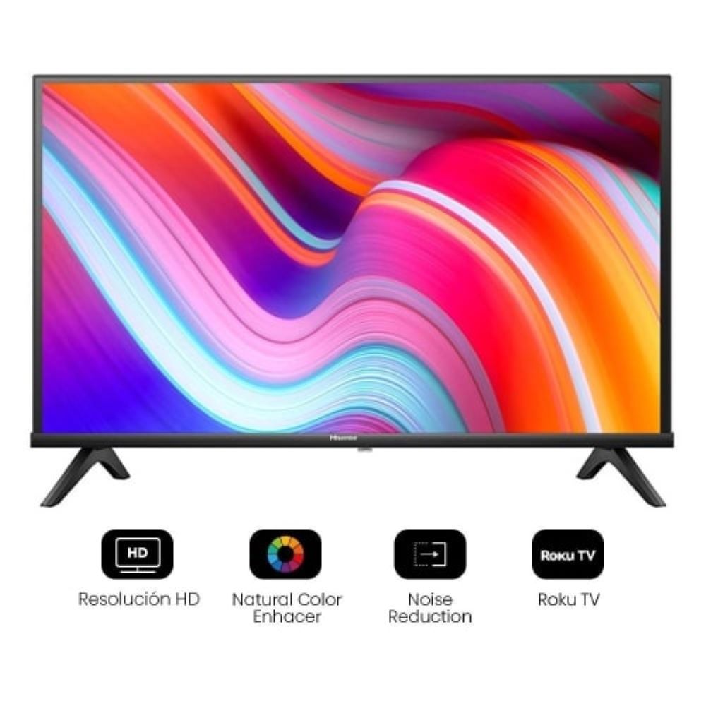 Pantalla Hisense Led 32" Inc Smart Hd Mntr Roku 2 Hdmi,  Usb (32A4Kr)