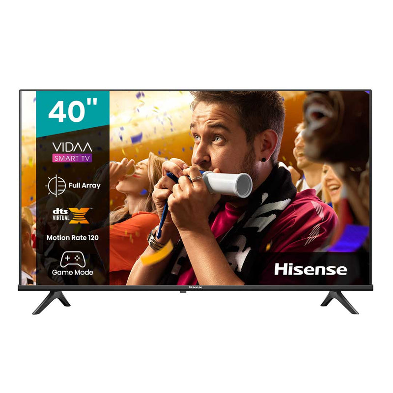 Pantalla Hisense Led Hisense 40" Smart Tv Fhd Vidaa 2 Hdmi, 1 Usb (40A4Kv)