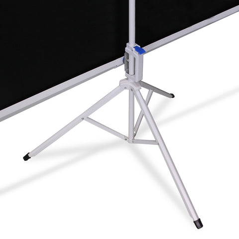 Pantalla Proyeccion Qian Diban Qpd-69601 Tripie 84" Blanca Mate