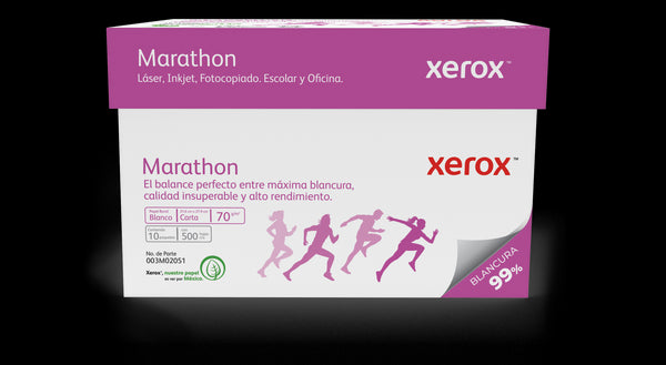 Papel Xerox Marathon Tamaño Carta 99% Blancura