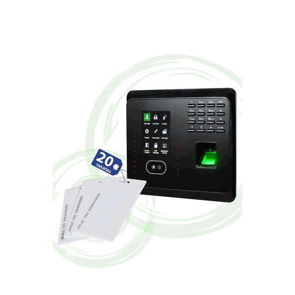 Paquete De Control Acceso Y Asistencia Con 20 Tarjetas Zkteco  (Mb360-With-Cards)