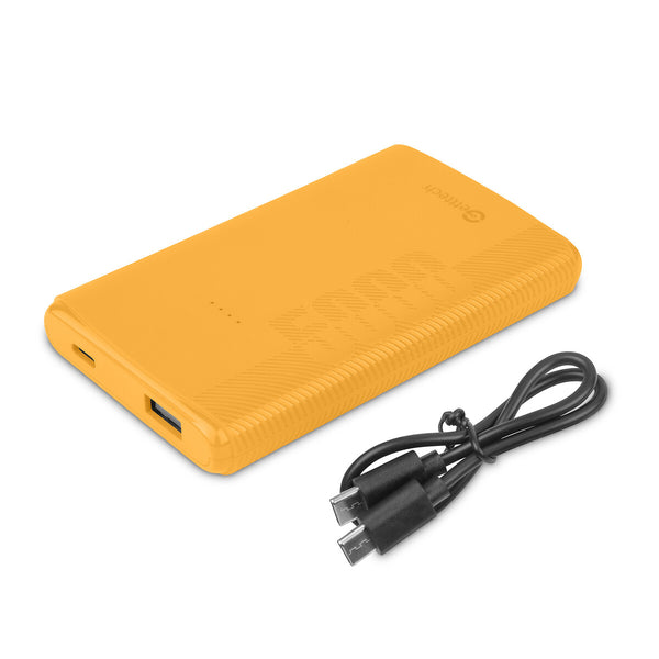 Powerbank Getttech Portatil 5000Mah Indicador Led Usb A, Usb C (GBN-E5KCS-01)