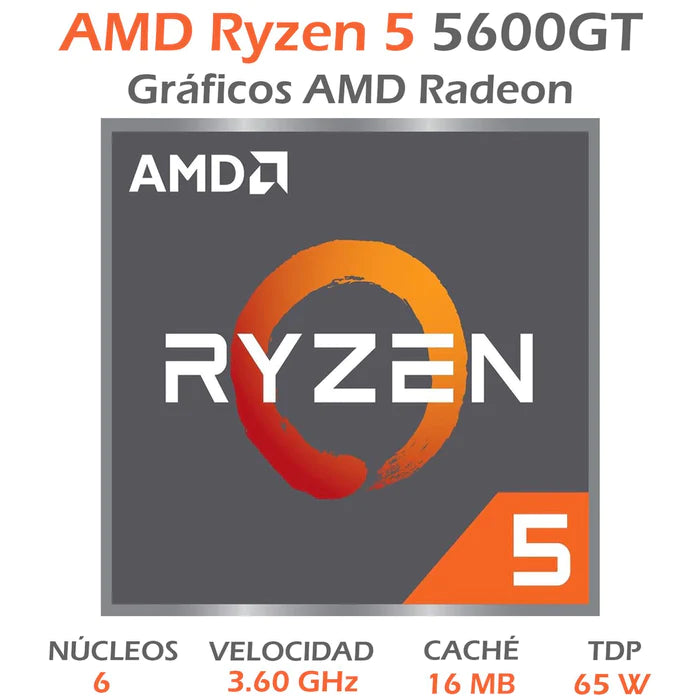 Procesador  Amd Ryzen 5 5600Gt Am4 3.6Ghz (100-100001488Box)