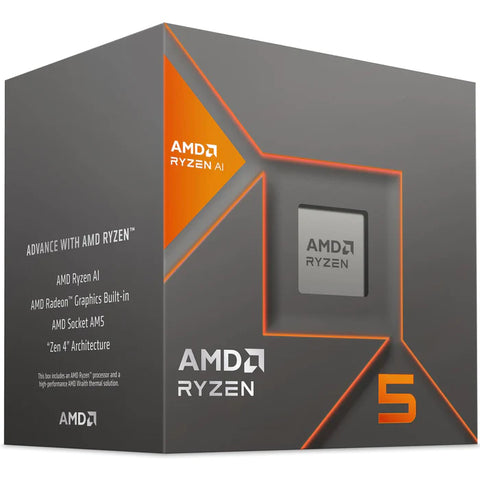 Procesador Amd Ryzen 5 8600G Radeon Graphics Am5 4.3Ghz (100-100001237Box)