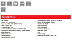 Provision Camara Video Portero Doorbell Ir /Led Bco 2Mp (Db-320Wipn)