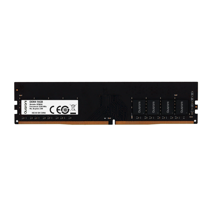 Memoria RAM Quaroni DDR4 16GB a 3200 MHz - Máximo Rendimiento Multitarea - Potente