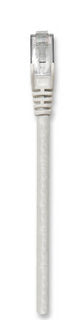 Cable de red Cat6 - UTP, RJ45 Macho / RJ45 Macho, 5 ft. (1.5 m), Color Gris, Contactos con baño de oro para una mejor conexión - 340380