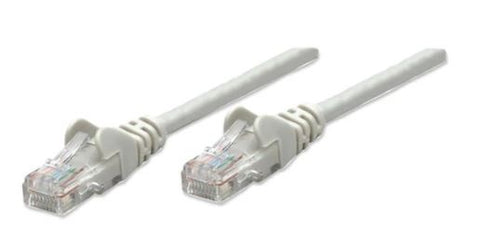 Cable de red - Cat5e, UTP RJ45 Macho / RJ45 Macho, 3.0 m, Color Gris, Contactos con baño de oro para una mejor conexión. - 319768 