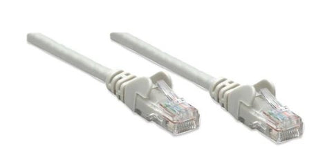 Cable de red - Cat5e, UTP RJ45 Macho / RJ45 Macho, 3.0 m, Color Gris, Contactos con baño de oro para una mejor conexión. - 319768