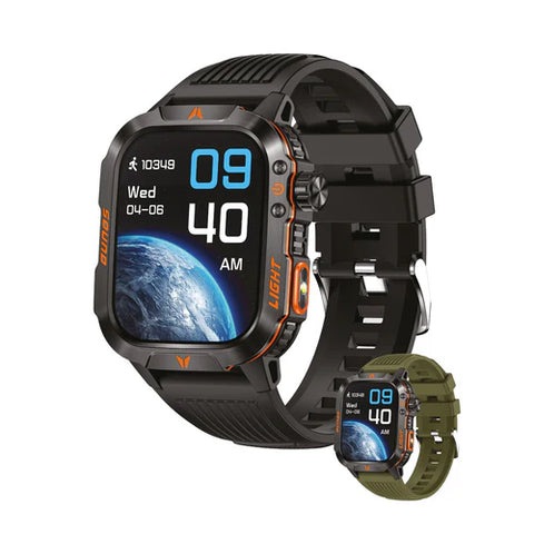 RELOJ INTELIGENTE DEPORTIVO EVEREST PERFECT CHOICE, SUMERGIBLE CON LAMPARA Y BRUJULA INTEGRADAS, PROTECCION IPX68