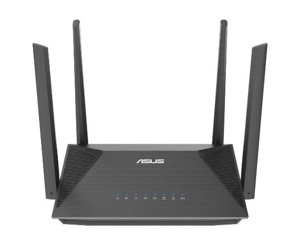 Router ASUS Gigabit Ethernet de Banda Dual RT-AX52 AX1800 con AiMesh - Inalámbrico, 1201 Mbit/s, 4x RJ-45, 2.4/5GHz, con 4 Antenas Externas.