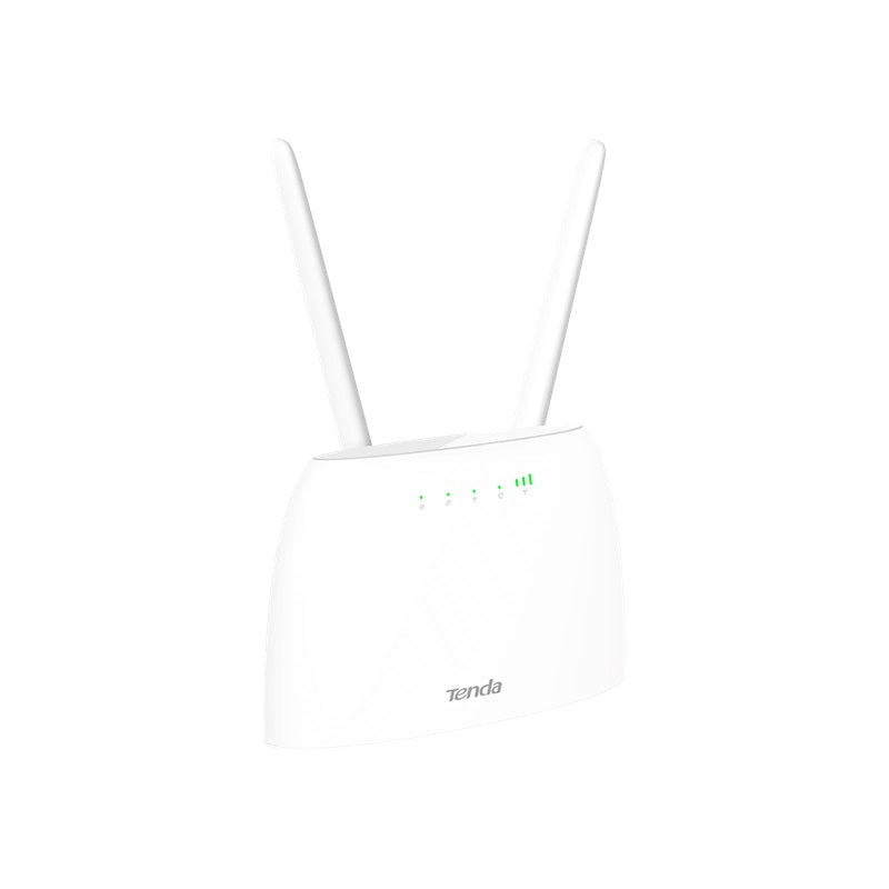 Router TENDA 4G06 Blanco - Compartición de Red Celular 4G con Ranura SIM - Internet en Cualquier Lugar - Conectividad Total