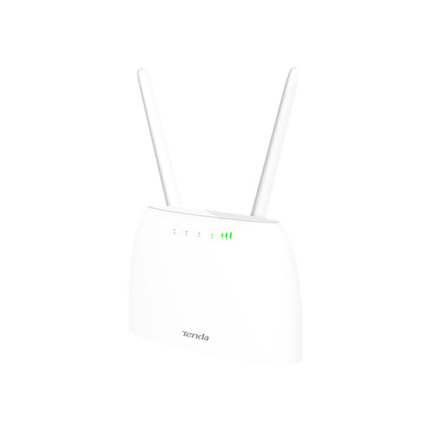 Router TENDA 4G06 Blanco - Compartición de Red Celular 4G con Ranura SIM - Internet en Cualquier Lugar - Conectividad Total