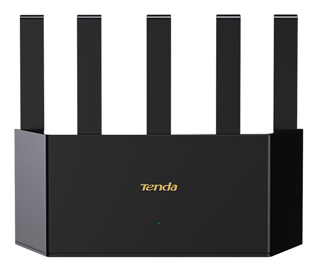 Router TENDA TE3L Negro - 5 Puertos con Antenas Externas - Señal Estable y Cobertura Ampliada - Conexión Económica