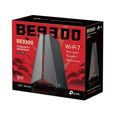 Router Gaming TP-LINK Archer GE550 - Wi-Fi 7 Tribanda BE9300 Especializado - Priorización de Ping Bajo para Jugadores - Potencia Gamer