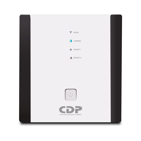 Regulador Cdp R-Avr5008 De 5000Va/2500W, 9 Contactos, Color Negro.