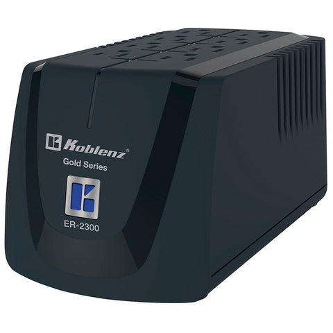 Regulador De Voltaje Koblenz Er-2250, 2250 Va / 1000 W, 8 Contactos Nema 5-15R, Luz Led, Disyuntor Termico.