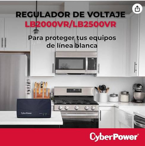 Regulador Cyberpower Linea Blanca 2500Va/1500W 1Xnema 5-15 5 Años Gara