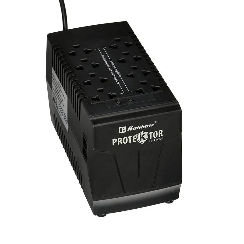 Regulador Koblenz RS-1410, 700W, 1410VA, Salida 108-132V, 8 Contactos